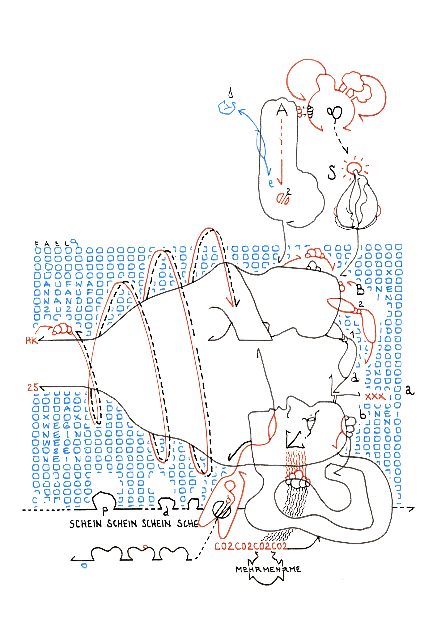 Hannes Kater – Tageszeichnung (Zeichnung/drawing) vom 12.05.2025 (1414 x 2000 Pixel)
