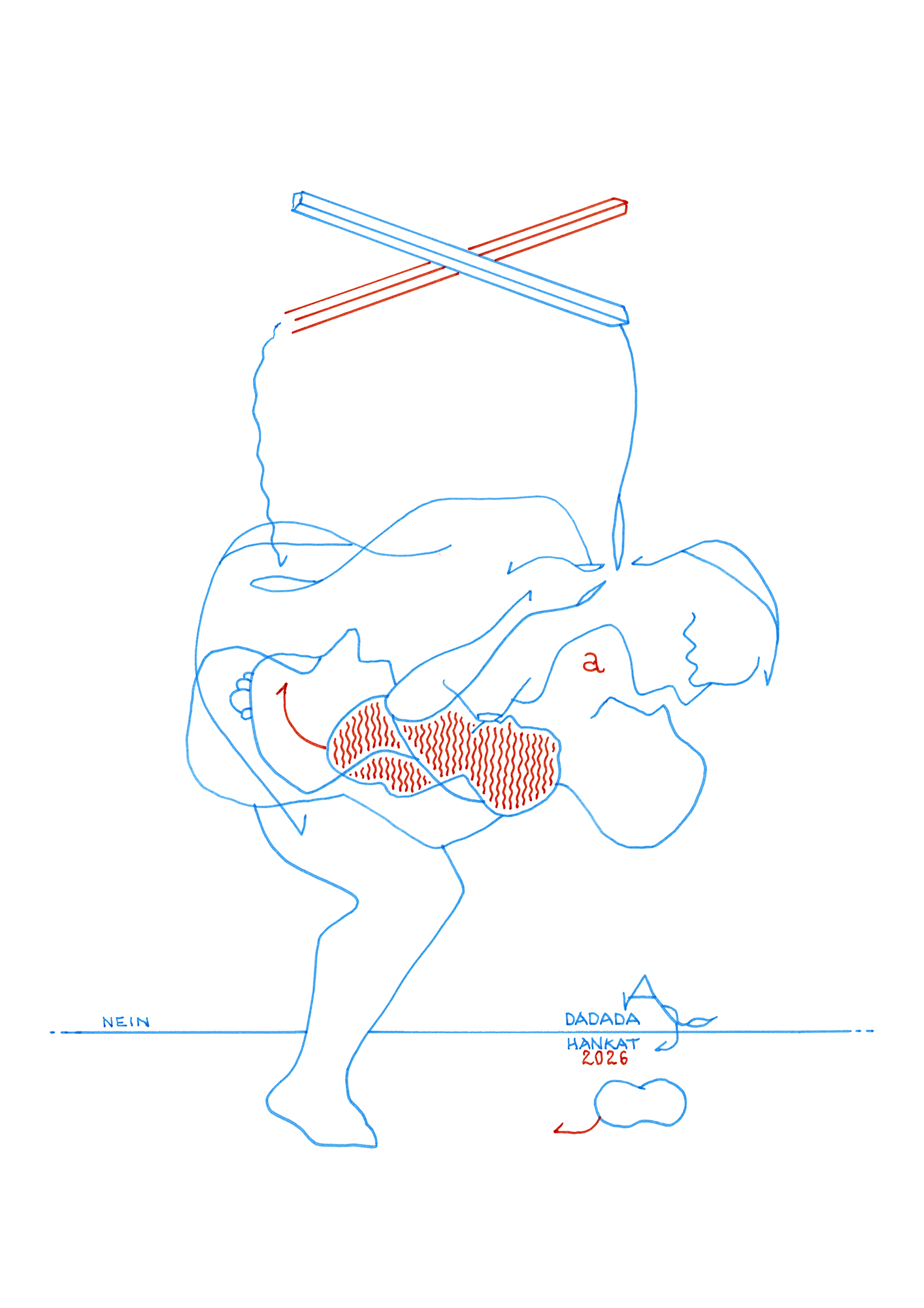 Hannes Kater  Tageszeichnung (Zeichnung/drawing) vom 03.02.2026 (1414 x 2000 Pixel)