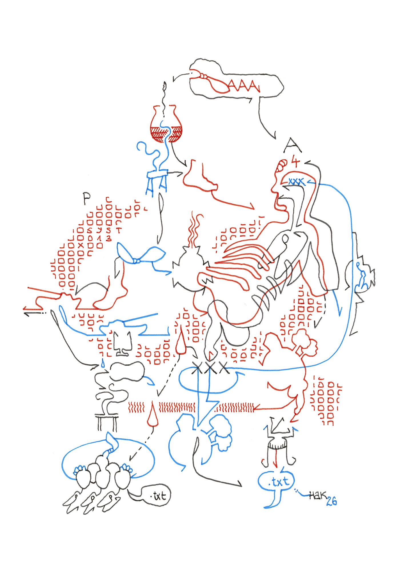 Hannes Kater  Ziehungszeichnung (Zeichnung/drawing) vom 01.05.2026 (1414 x 2000 Pixel)