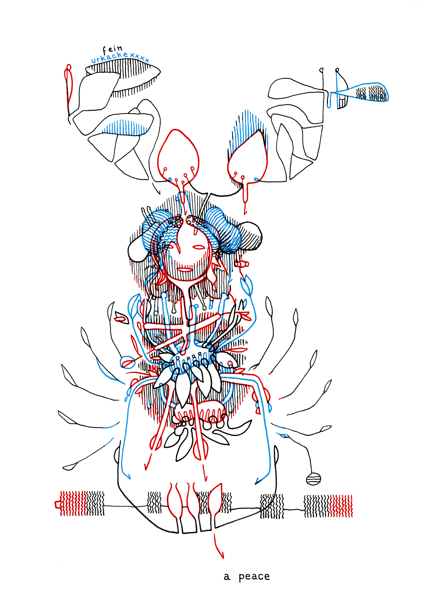 Hannes Kater – Tageszeichnung (Zeichnung/drawing) vom 12.10.2014 (1414 x 2000 Pixel)