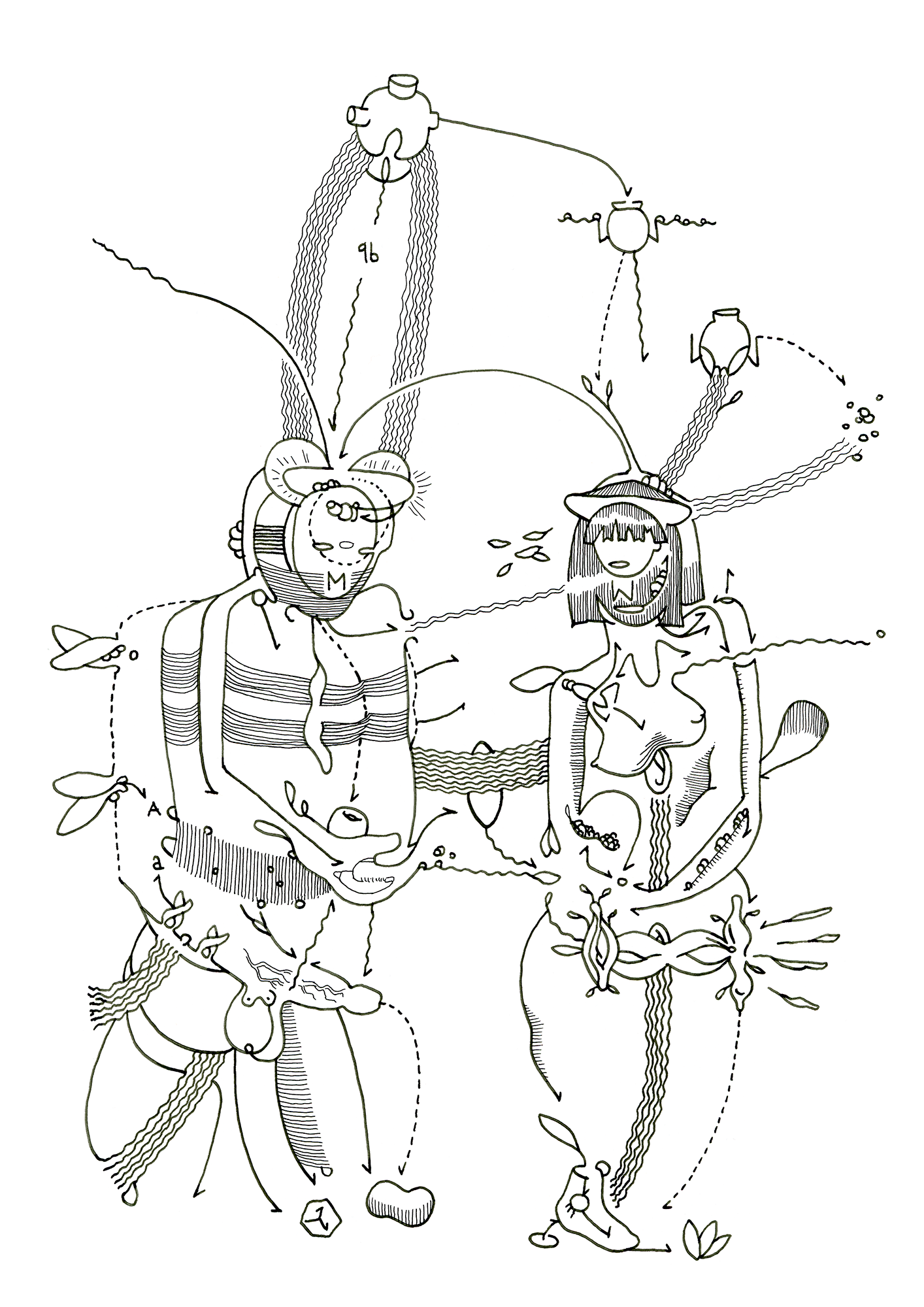 Hannes Kater – Tageszeichnung (Zeichnung/drawing) vom 08.11.2014 (1414 x 2000 Pixel)