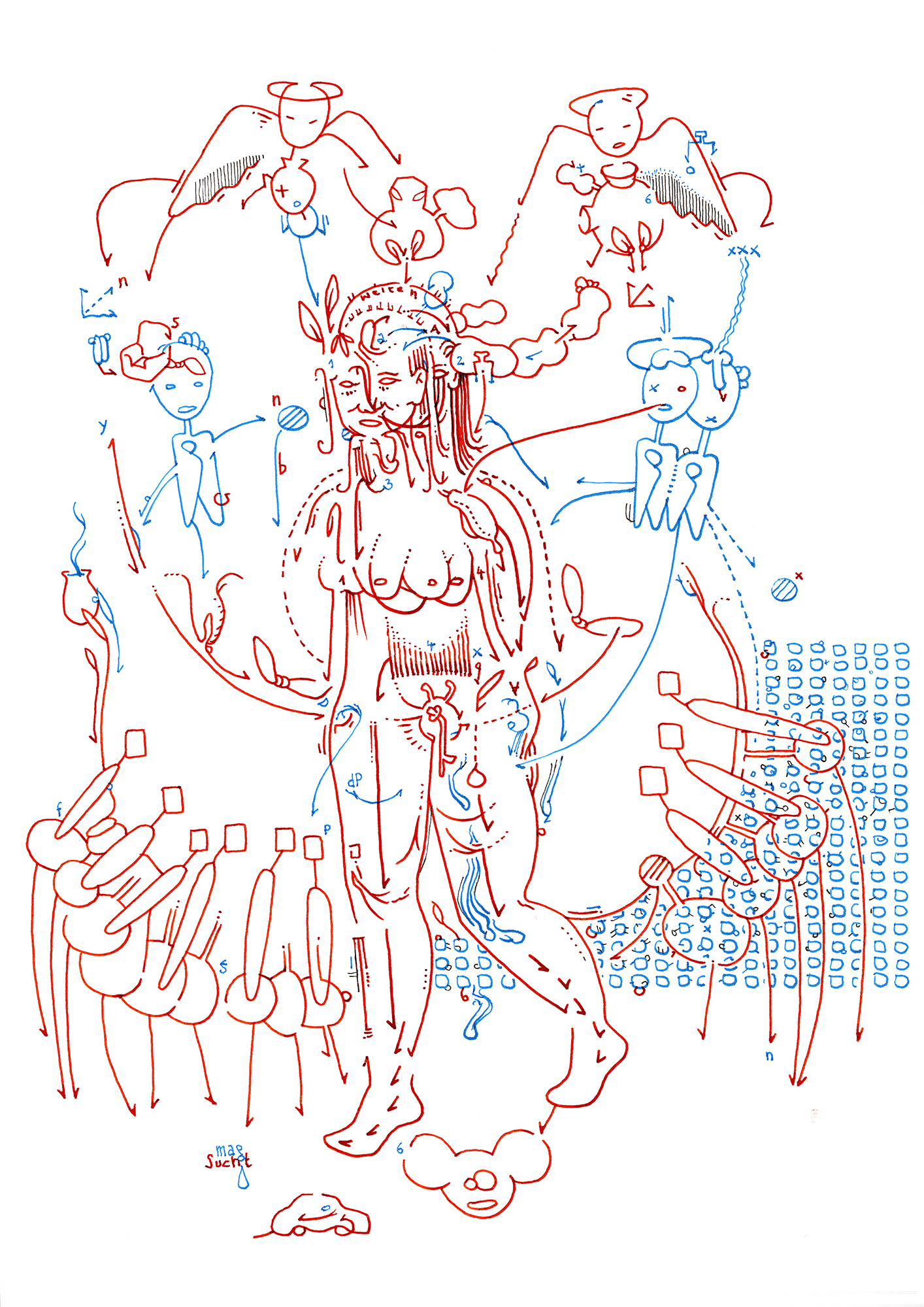 Hannes Kater – Tageszeichnung (Zeichnung/drawing) vom 22.08.2015 (1414 x 2000 Pixel)