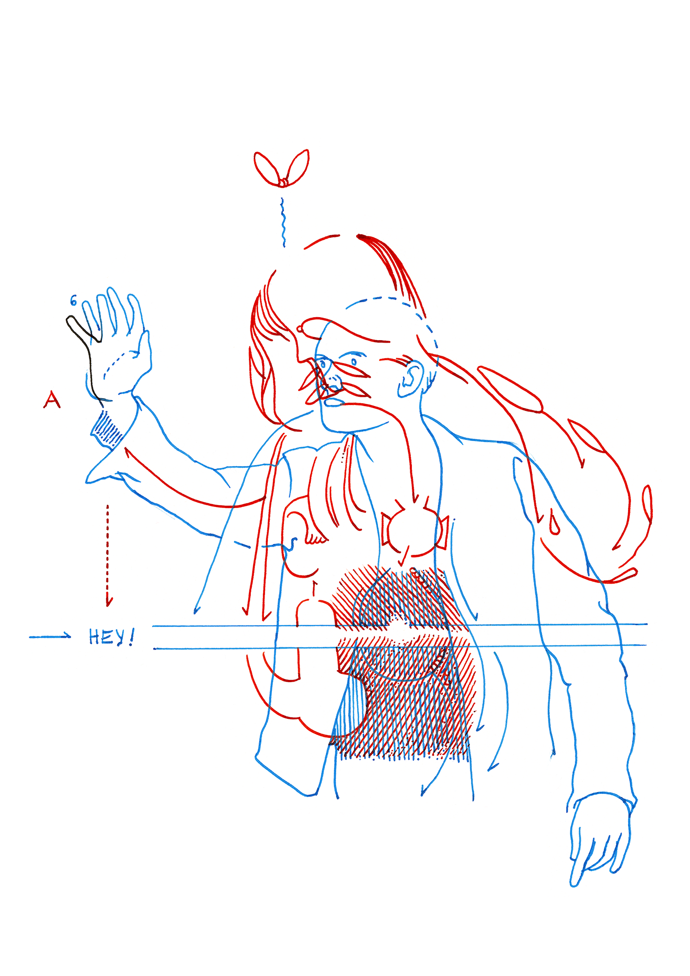 Hannes Kater – Tageszeichnung (Zeichnung/drawing) vom 22.09.2015 (1414 x 2000 Pixel)