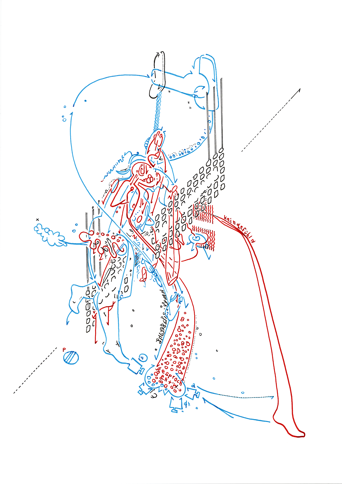 Hannes Kater – Tageszeichnung (Zeichnung/drawing) vom 01.10.2015 (1414 x 2000 Pixel)