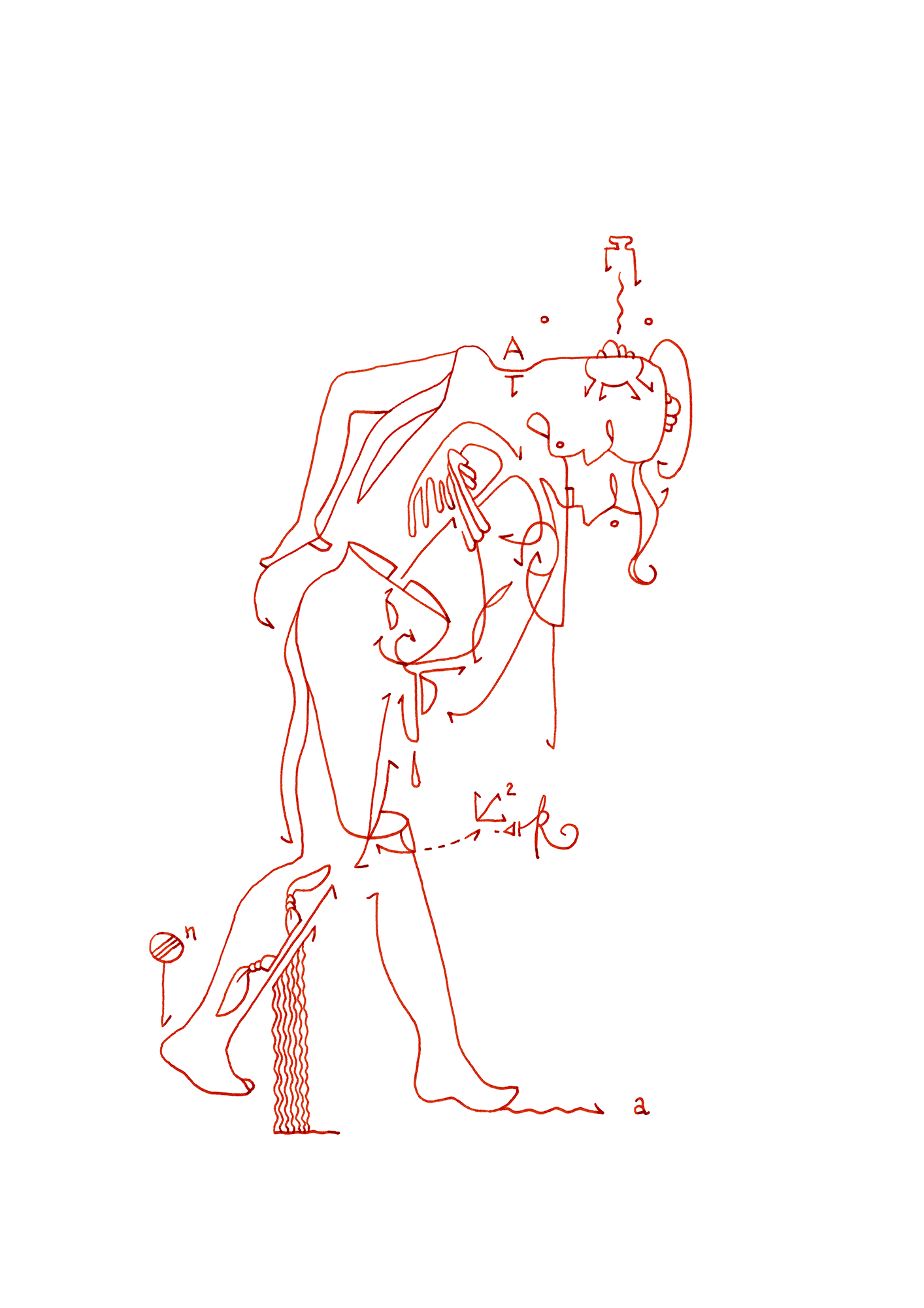 Hannes Kater – Tageszeichnung (Zeichnung/drawing) vom 17.10.2019 (1414 x 2000 Pixel)