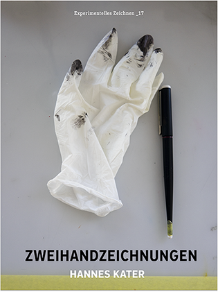 Titelseite: Hannes Kater – Zweihandzeichnungen, PDF-Publikation. Ausgabe 2025