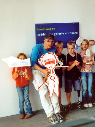 Vom wahren Zeichnen im falschen, Nordhorn 2006, Hannes Kater